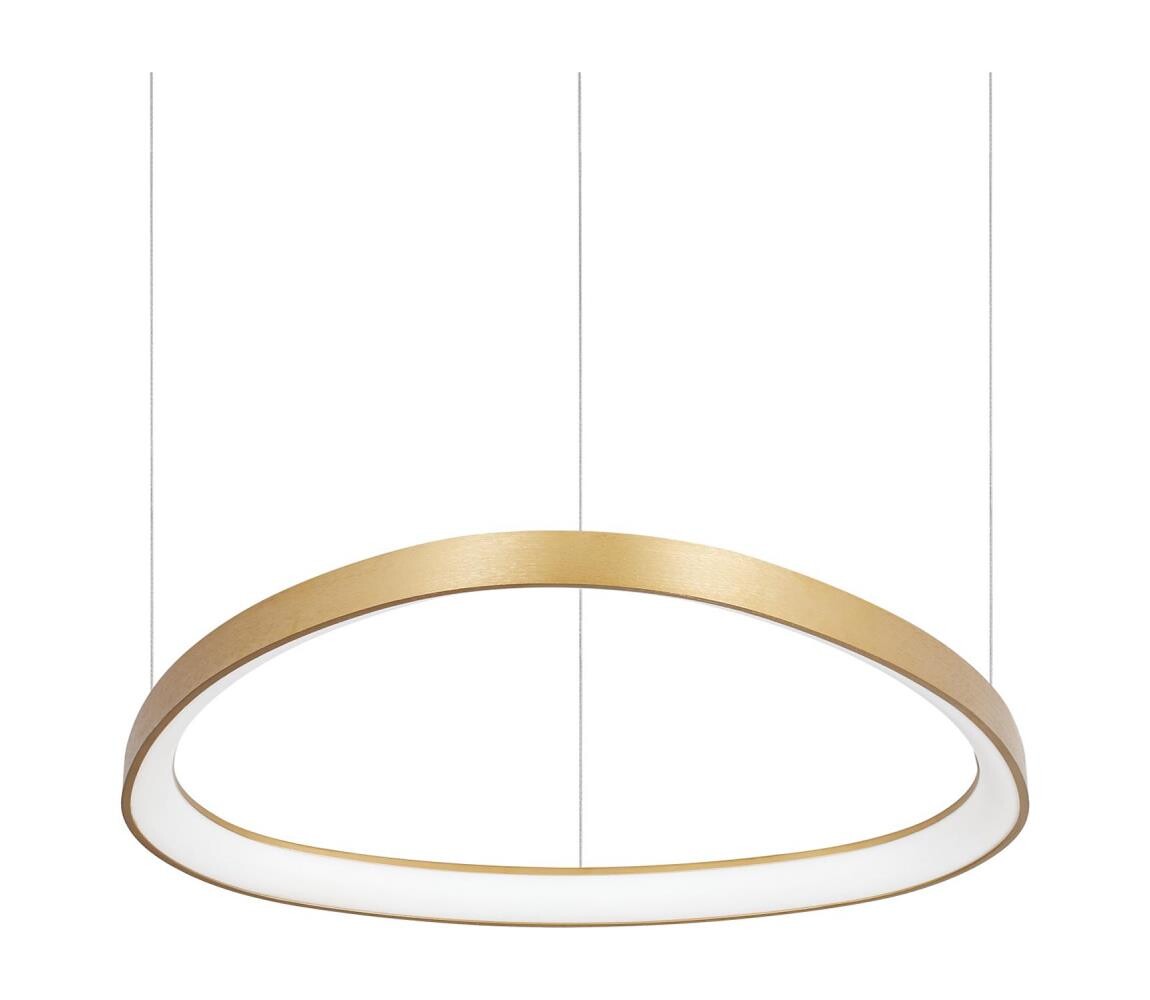 Ideal Lux - LED Lustr na lanku GEMINI LED/47W/230V 2700K pr. 61 cm CRI 90 mosaz 341576