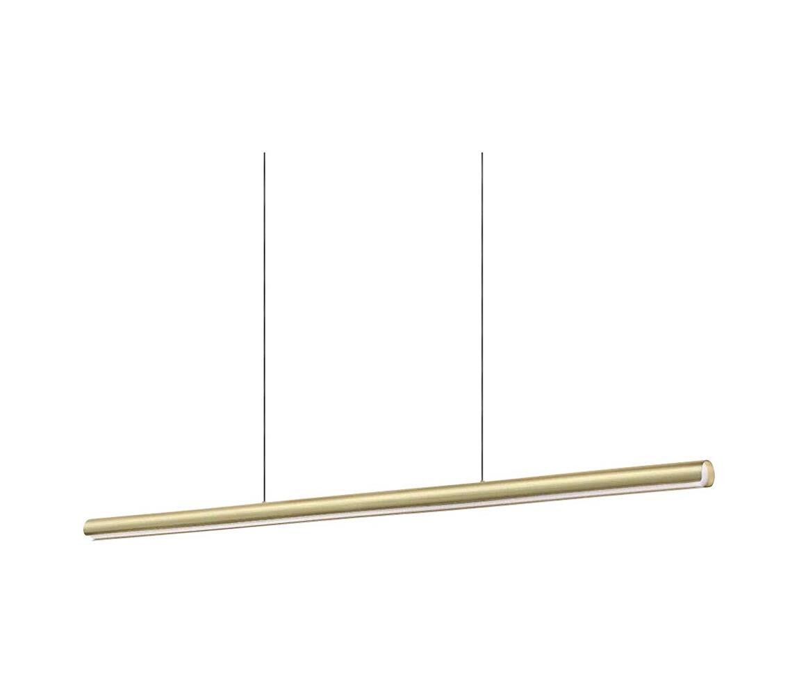 Ideal Lux - LED Stm lustr na lanku DORICA LED/35W/230V CRI 90 140 cm mosaz 366449