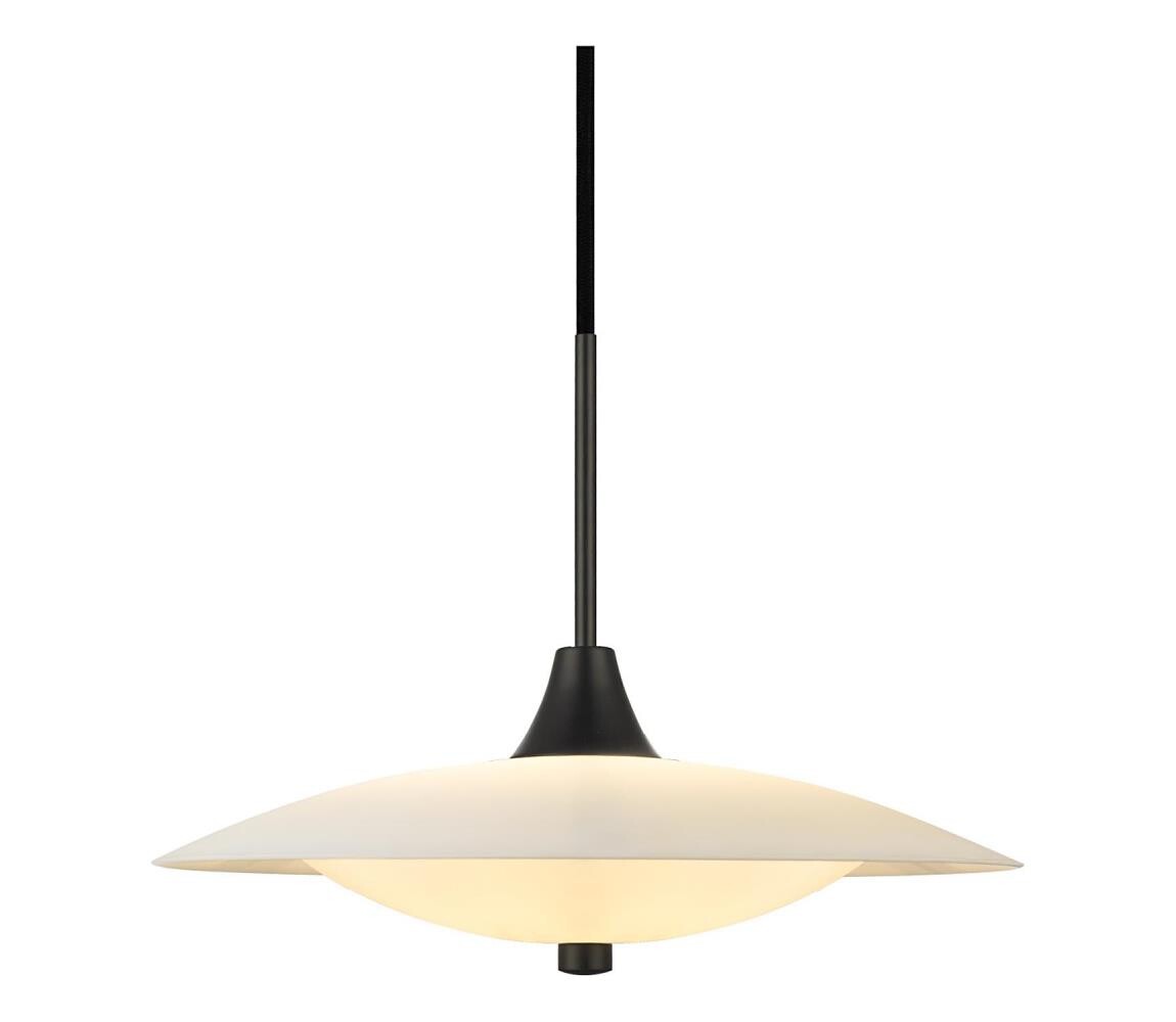 Halo Design 991294 - Lustr na lanku BARONI 2xG9/18W/230V pr. 35 cm bílá/černá 991294