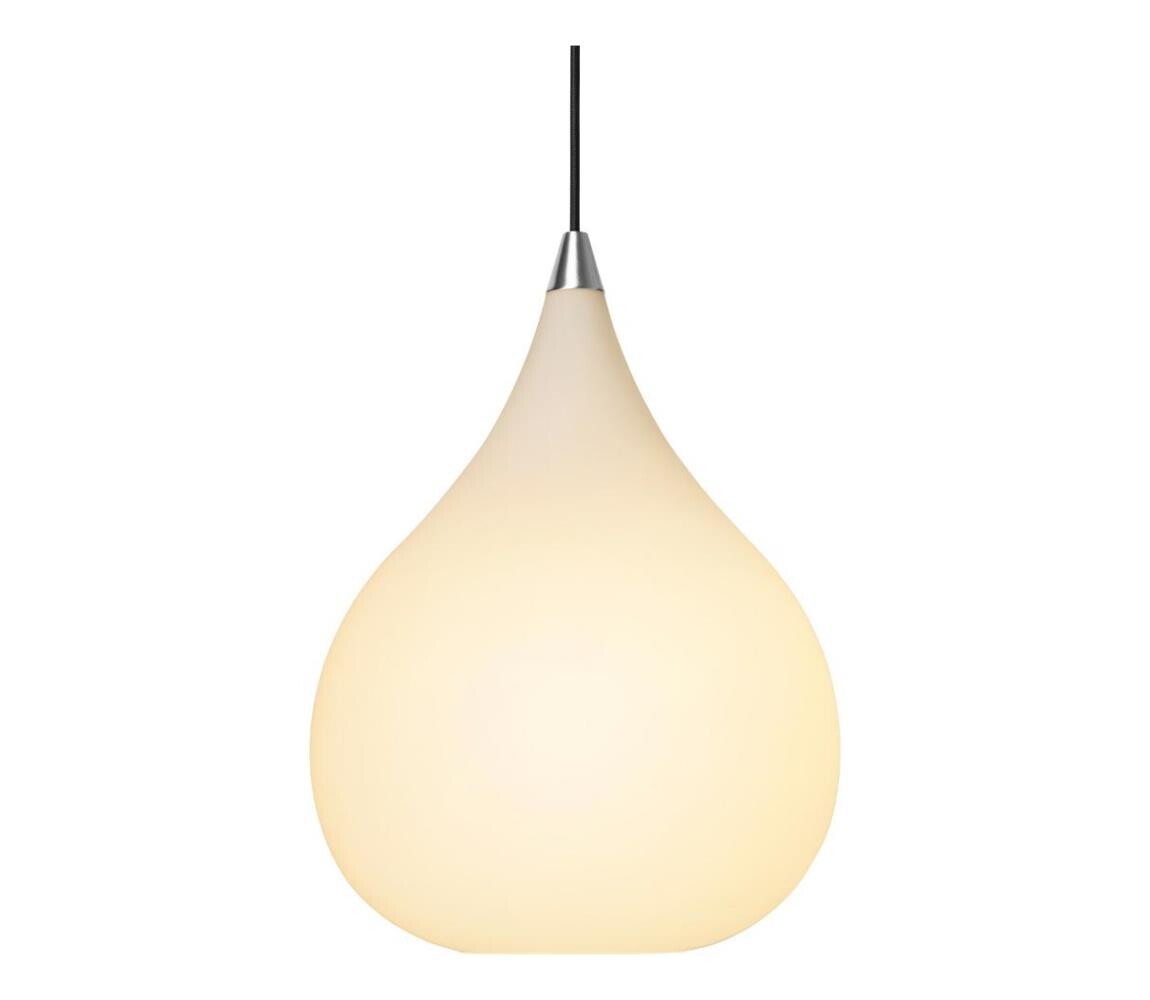 Halo Design 407931 - Lustr na lanku DROPS 1xE27/40W/230V pr. 30 cm bílá/m. chrom 407931