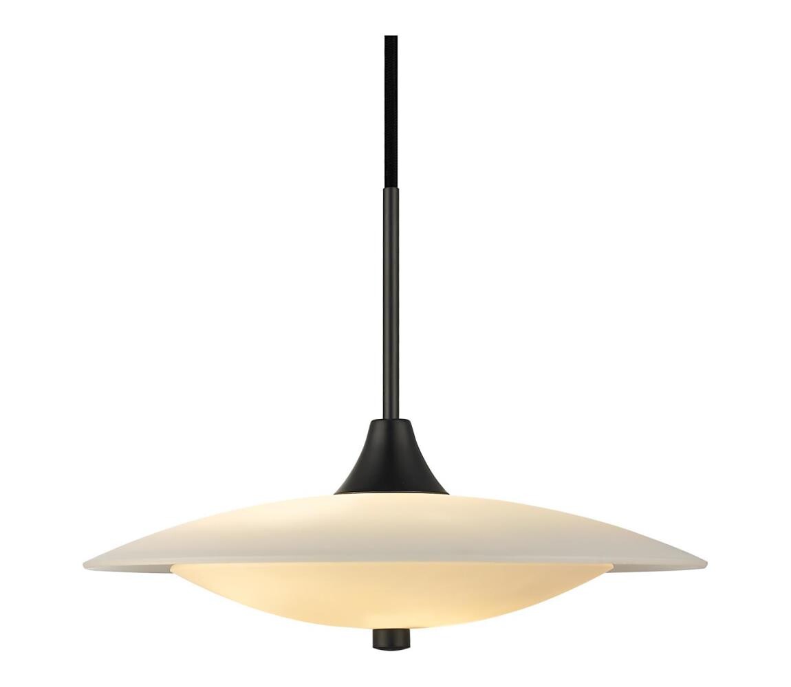 Halo Design 991300 - Lustr na lanku BARONI 2xG9/18W/230V pr. 40 cm bílá/černá 991300