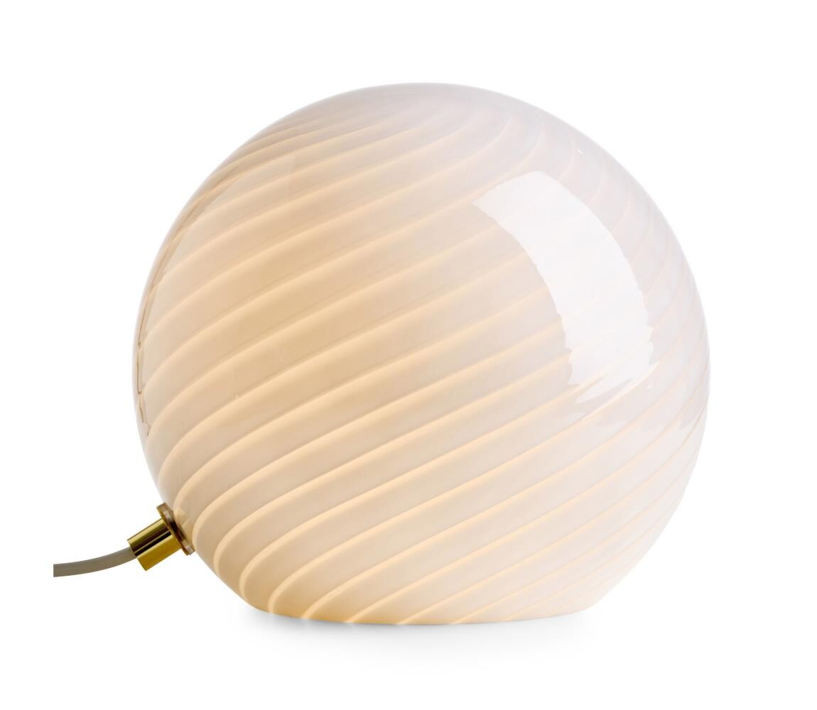 Halo Design 748785 - Stolní lampa CANDY 1xE14/25W/230V pr. 20 cm krémová 748785