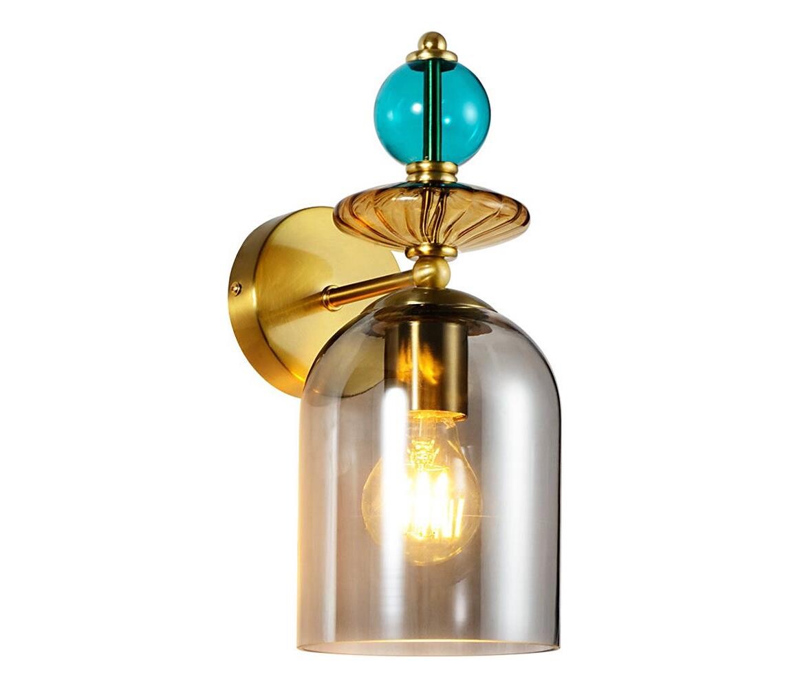 Light Prestige Nástěnná lampa TROPEA 1xE27/15W/230V zlatá/modrá/kouřová béžová/šedá LP-2004/1W SM
