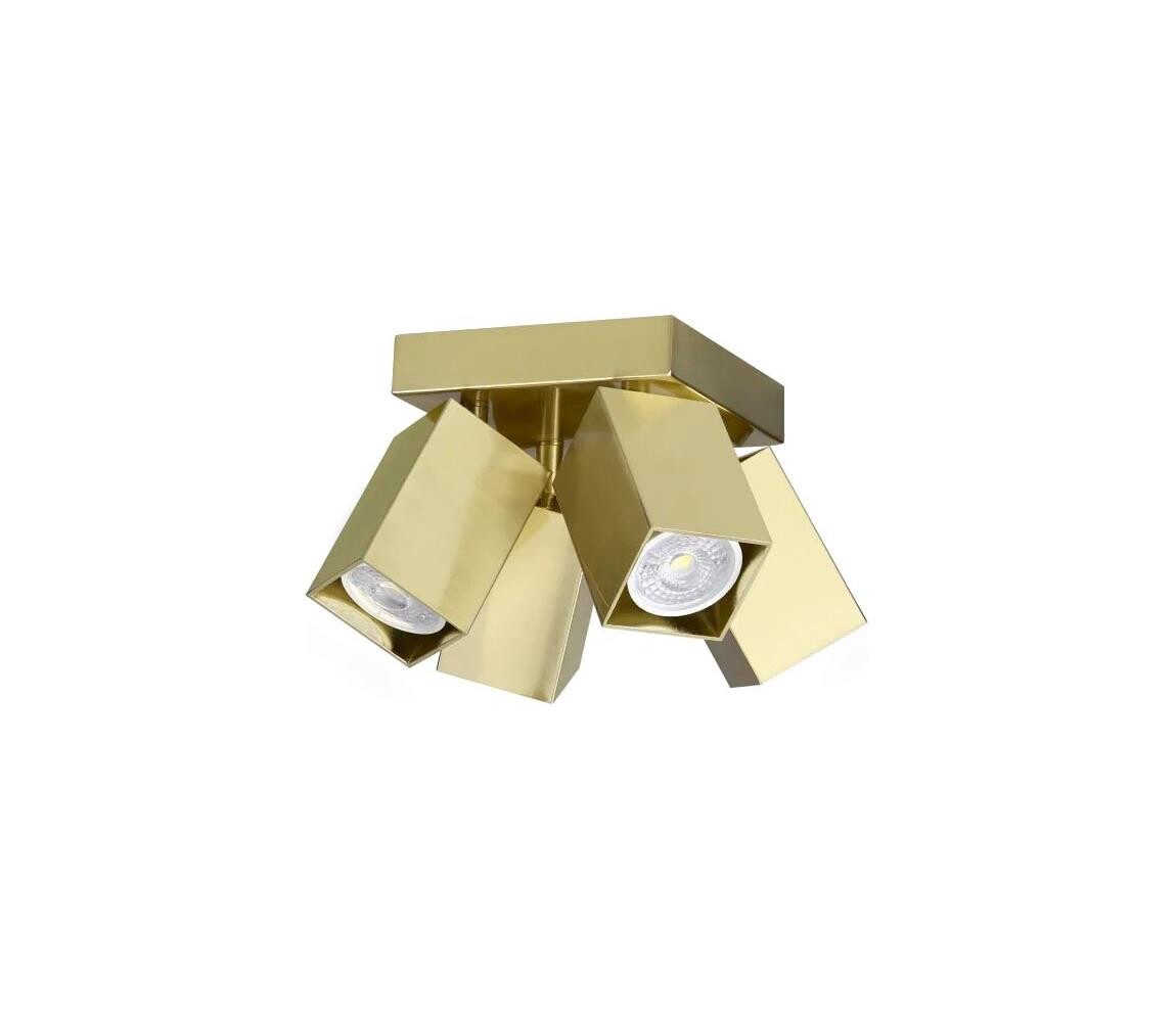 Ideal Lux - LED Bodové svítidlo DYNAMITE 4xGU10/7W/230V CRI 90 mosaz 371320