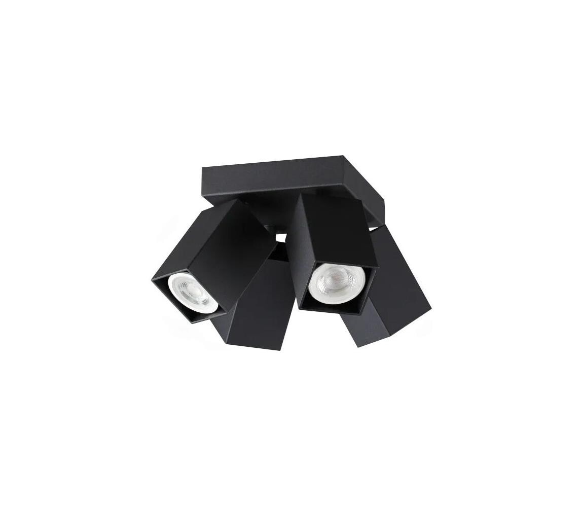 Ideal Lux - LED Bodové svítidlo DYNAMITE 4xGU10/7W/230V CRI 90 černá 371313