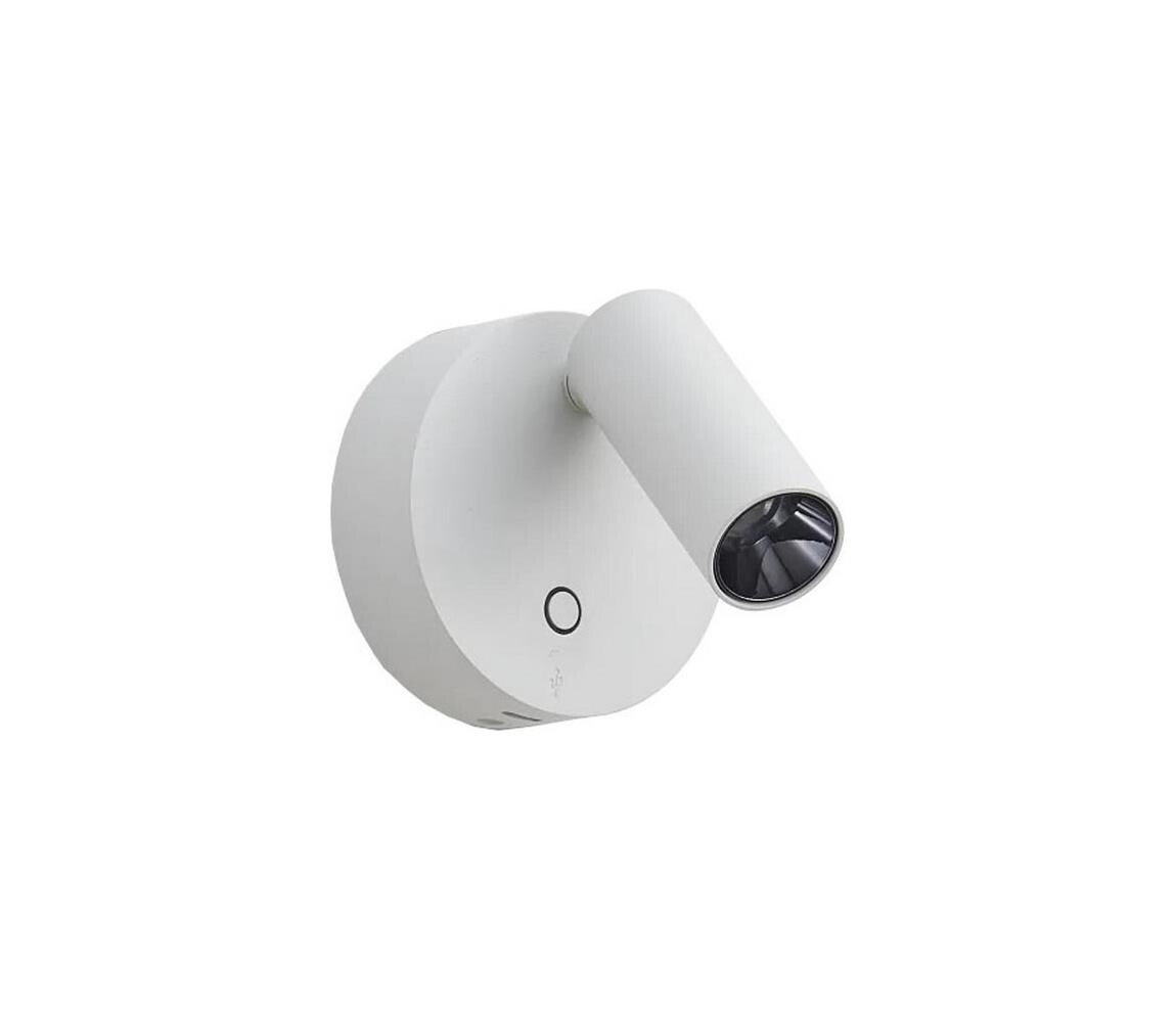 Ideal Lux - LED Stmívatelné nástěnné bodové svítidlo ELF LED/3W/230V CRI 95 bílá 347479
