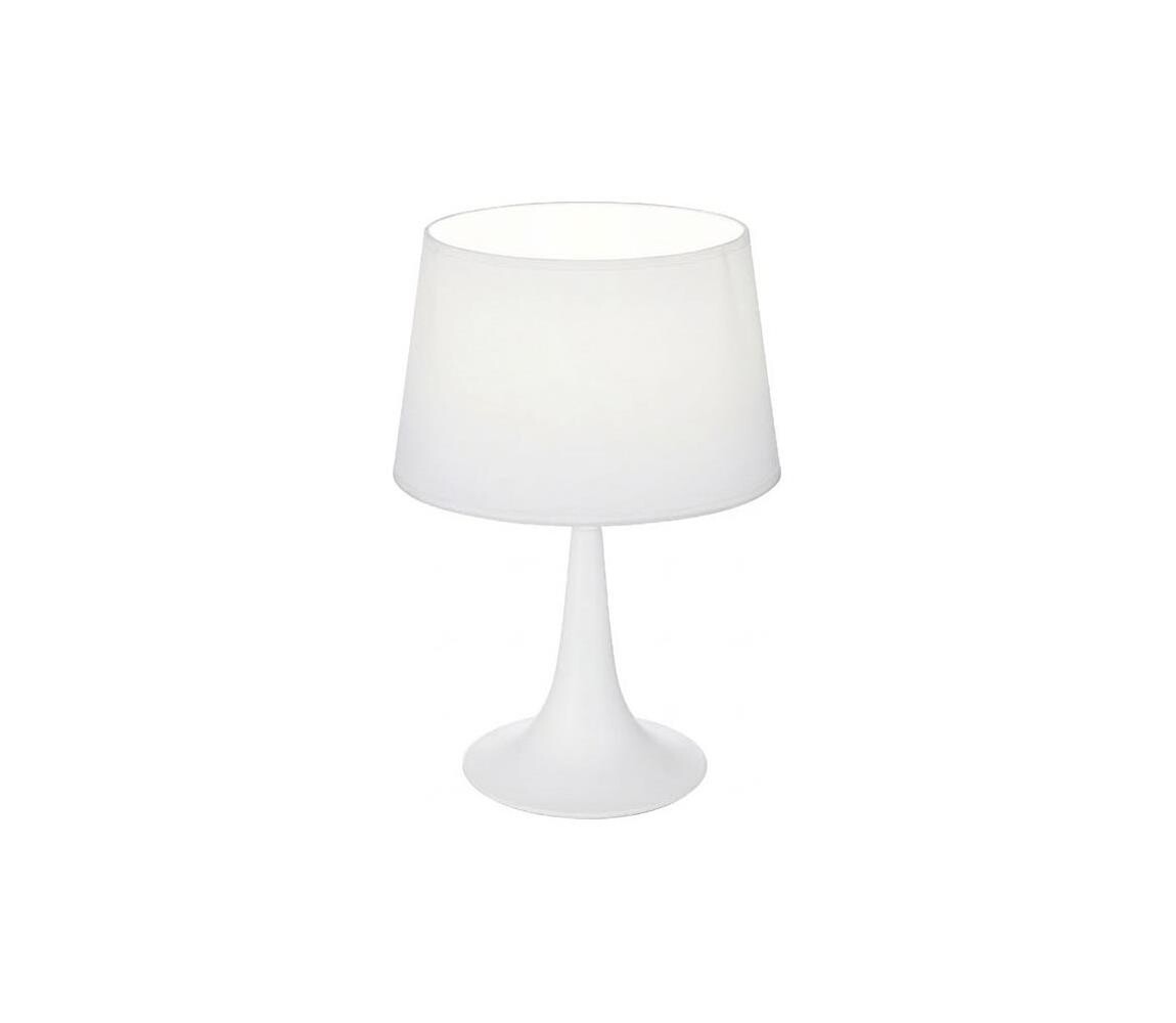 Ideal Lux - Stolní lampa LONDON 1xE27/60W/230V bílá 110530