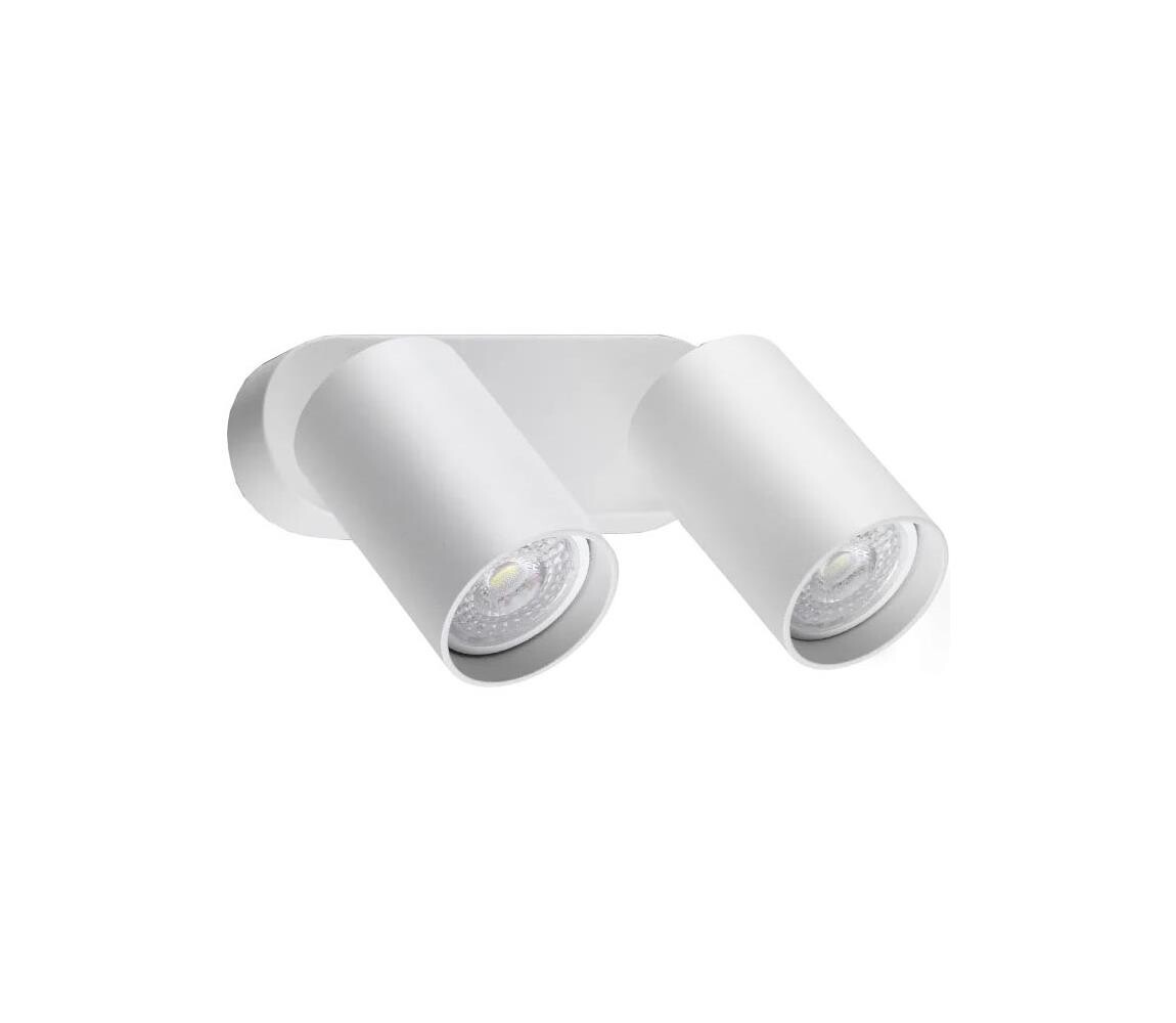 Ideal Lux - LED Nástěnné bodové svítidlo DYNAMITE 2xGU10/7W/230V CRI 90 bílá 367378