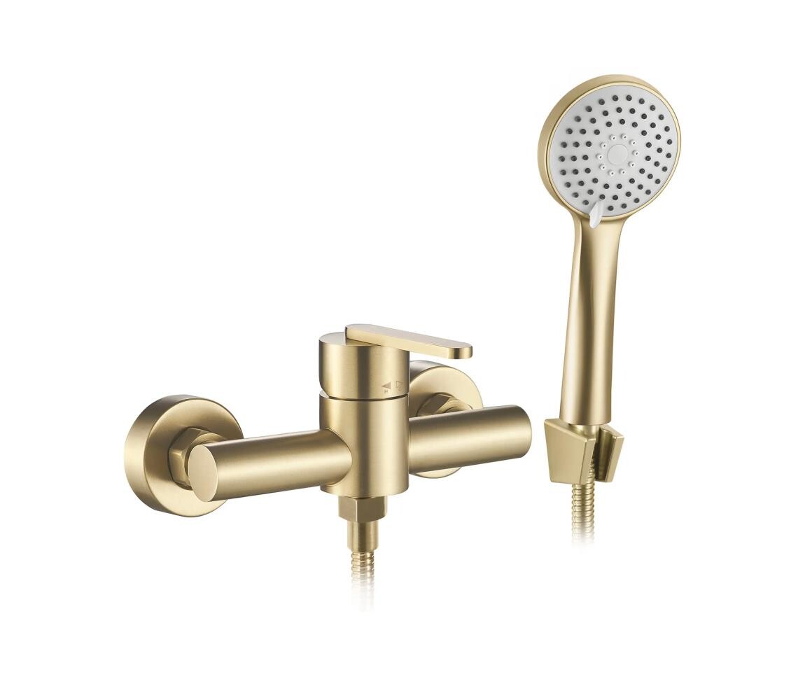 REA-B5501 - Sprchová sada s baterií ONTARIO broušená zlatá REA-B5501
