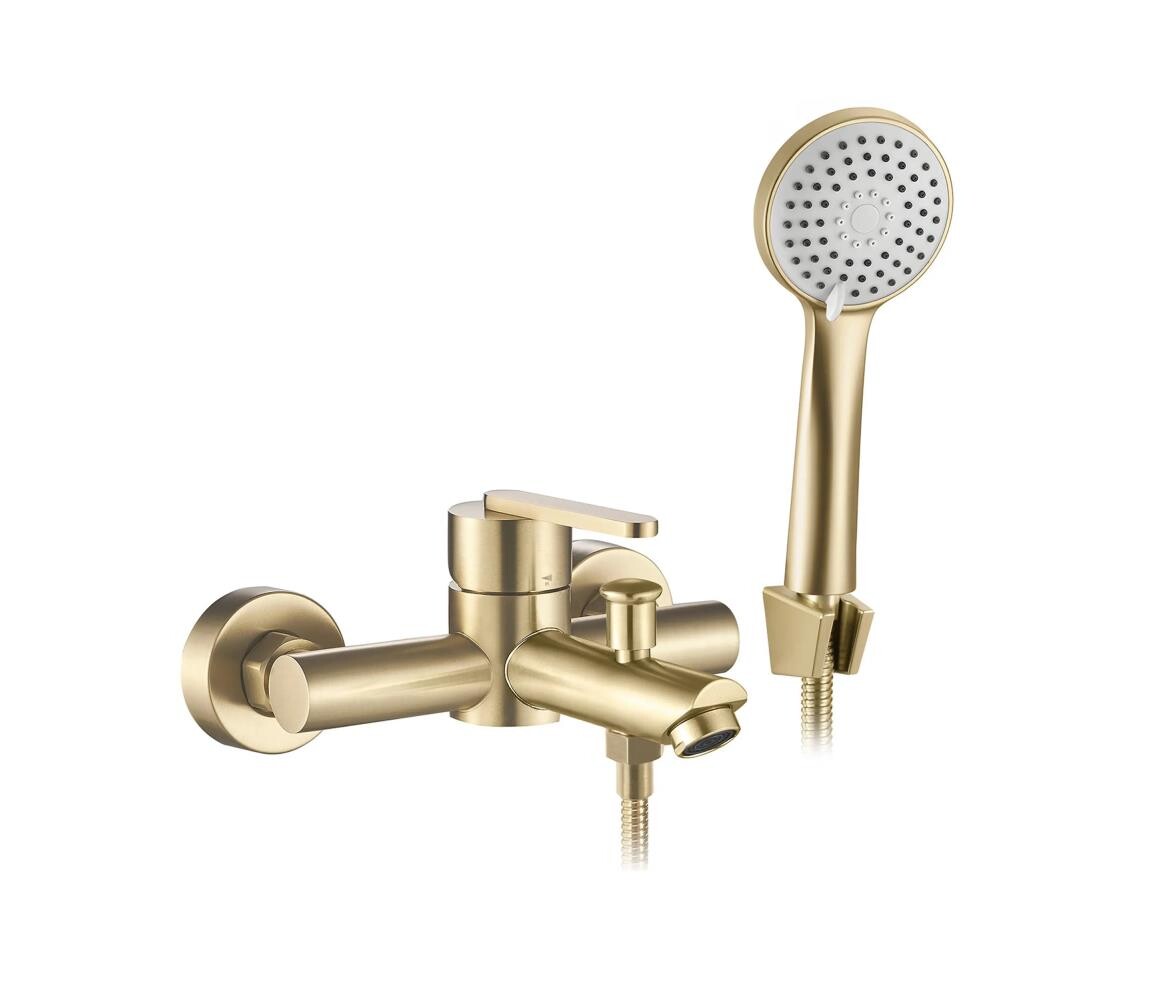 REA-B5513 - Vanová sada s baterií ONTARIO broušená zlatá REA-B5513