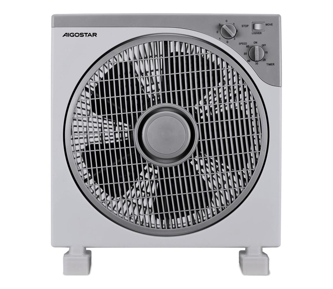 B.V.  - Podlahový látor 35W/230V pr. 30 cm bílá/šedá B301013KW