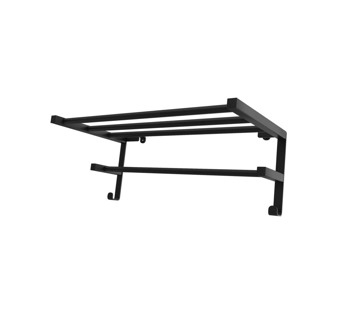 Mario-Radiators Sušák ručníků na koupelnový radiátor HF SHEFFIELD 52x28,4 cm černá 3.0.1102.13.BM