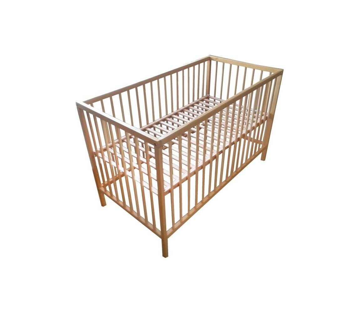 COSING - Dětská postýlka 120x60 cm buk C-0114