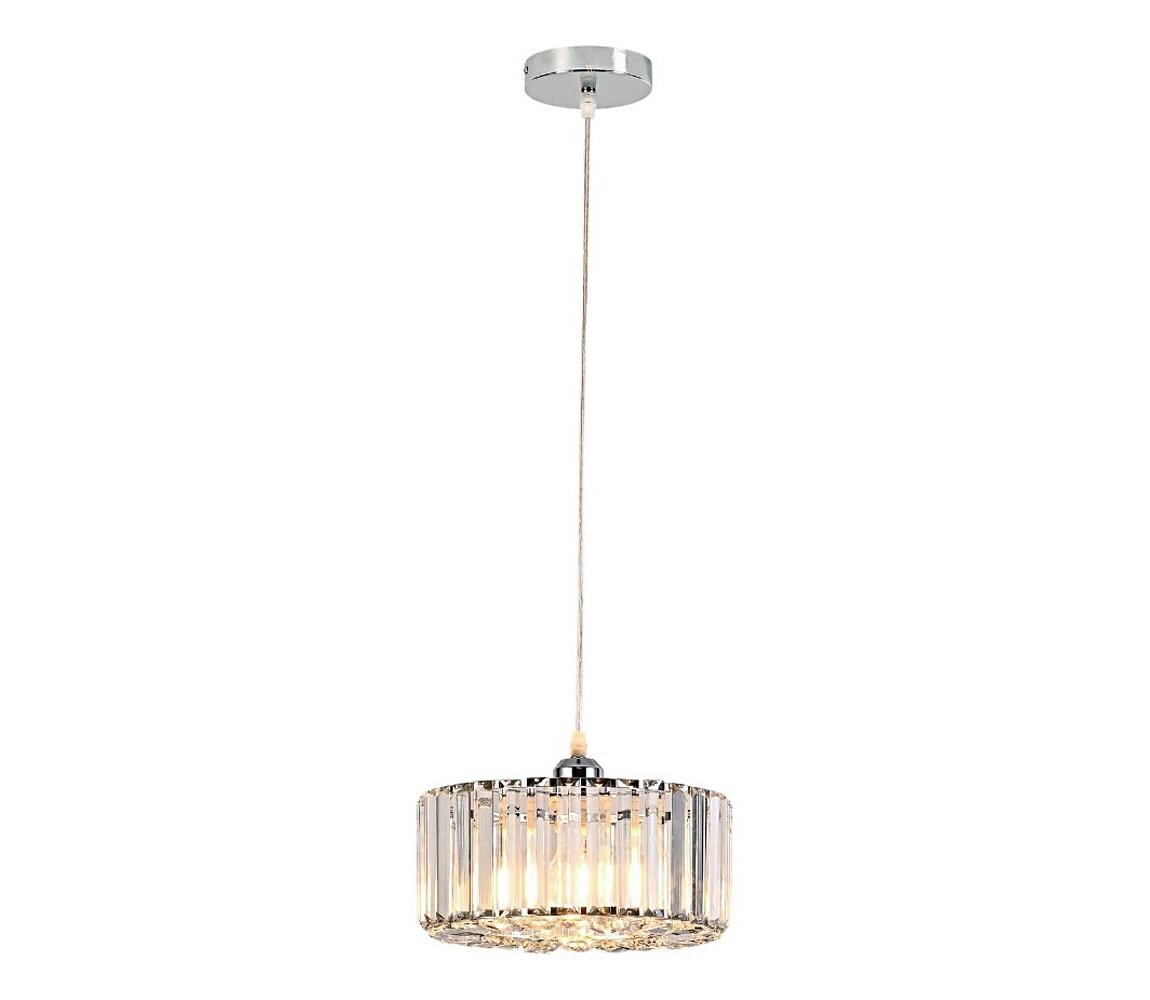 Light Prestige Lustr na lanku VETRO 1xE27/60W/230V lesklý chrom LP-2910/1P CH round
