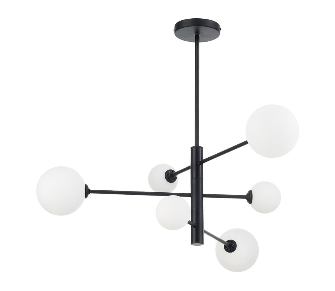 Light Prestige Lustr na tyči DORADO 6xG9/40W/230V černá LP-002/6P BK