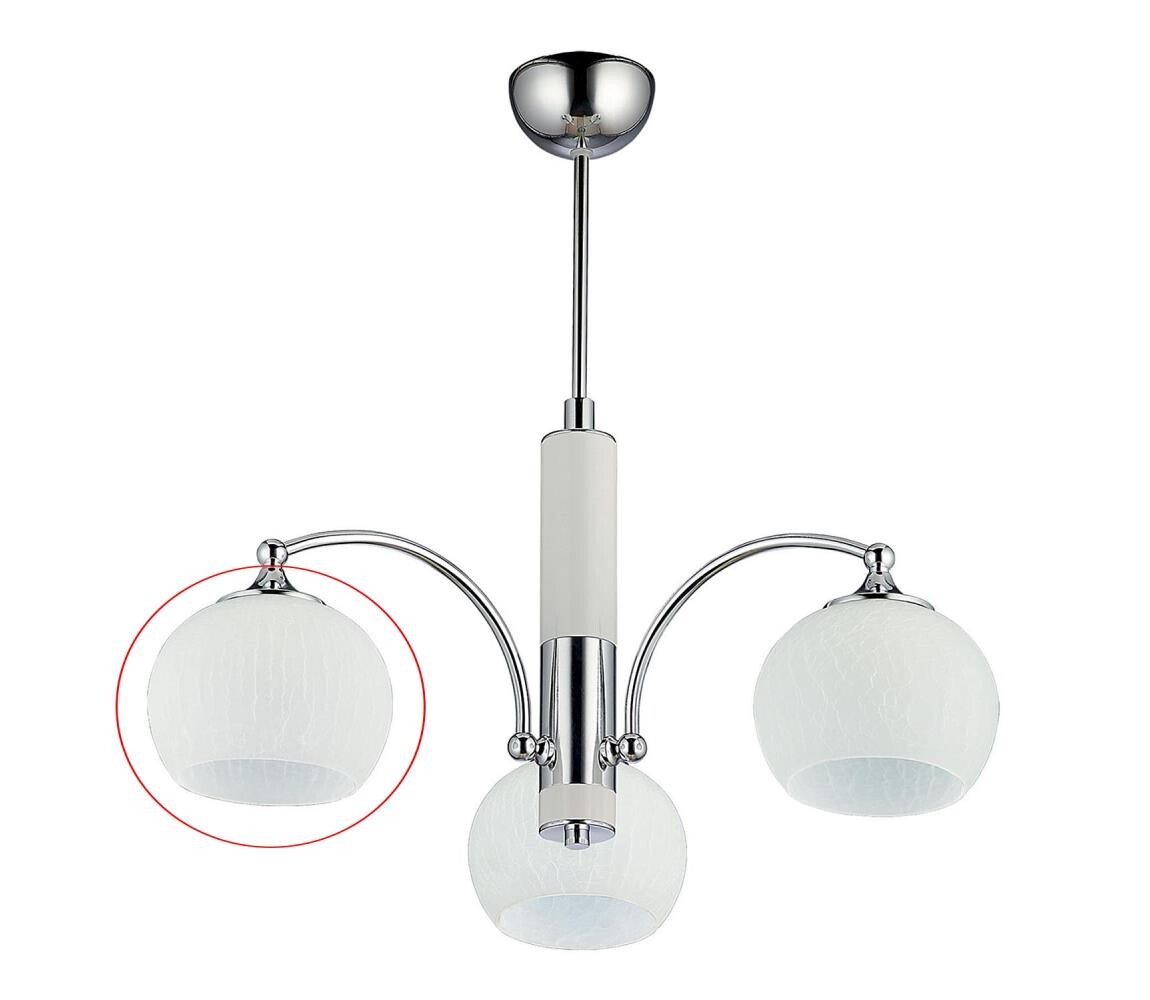 Jupiter - Náhradní sklo univerzální LARGO E27 pr. 15 cm bílá KL.LO