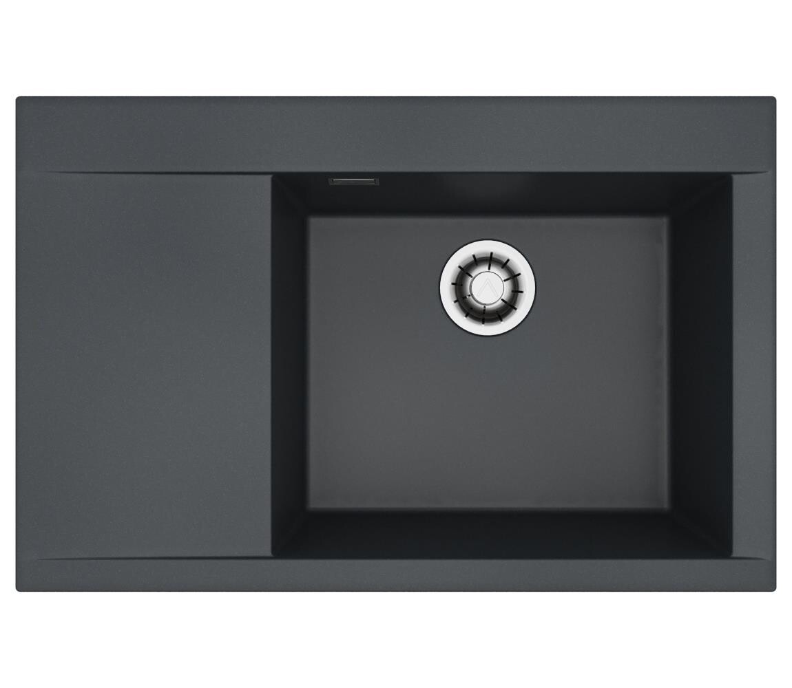 ALVEUS 1149503 - Kuchyňský dřez PURE 79x51,5 cm granit/černá 1149503