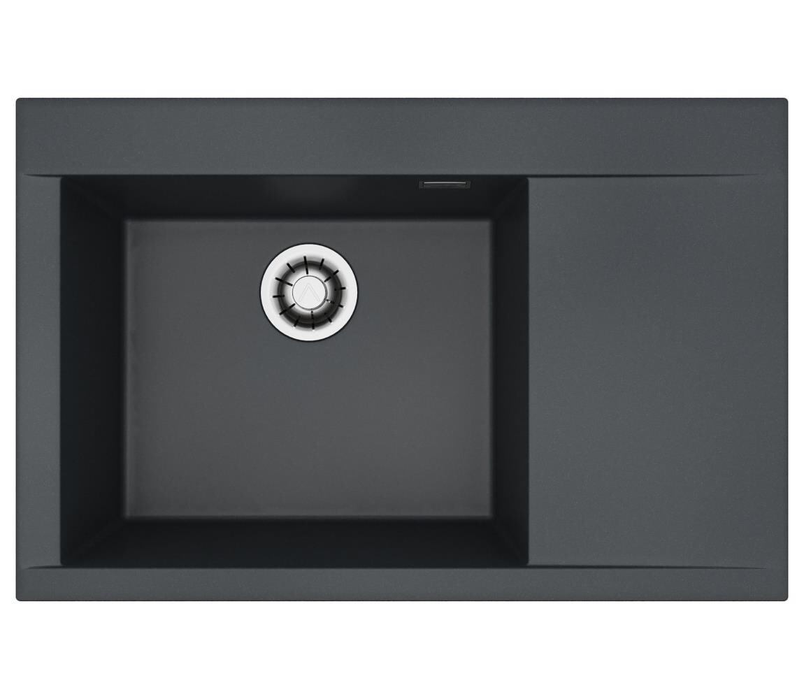 ALVEUS 1149304 - Kuchyňský dřez PURE 79x51,5 cm granit/černá 1149304