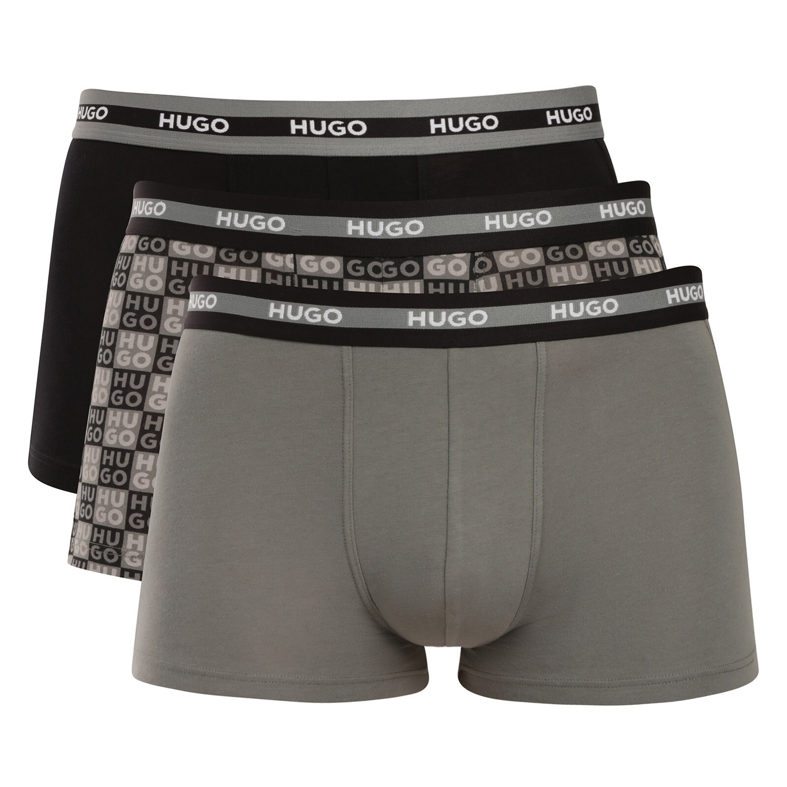 3PACK pánské boxerky HUGO vícebarevné (50545668 996) XXL, trenky / trenýrky