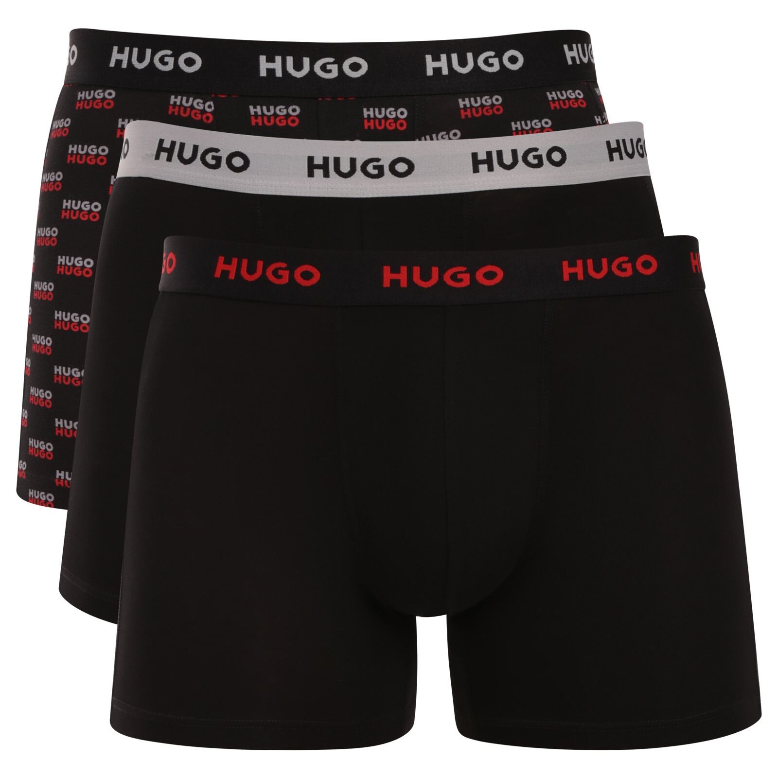 3PACK pánské boxerky HUGO vícebarevné (50532559 998) XL, trenky / trenýrky
