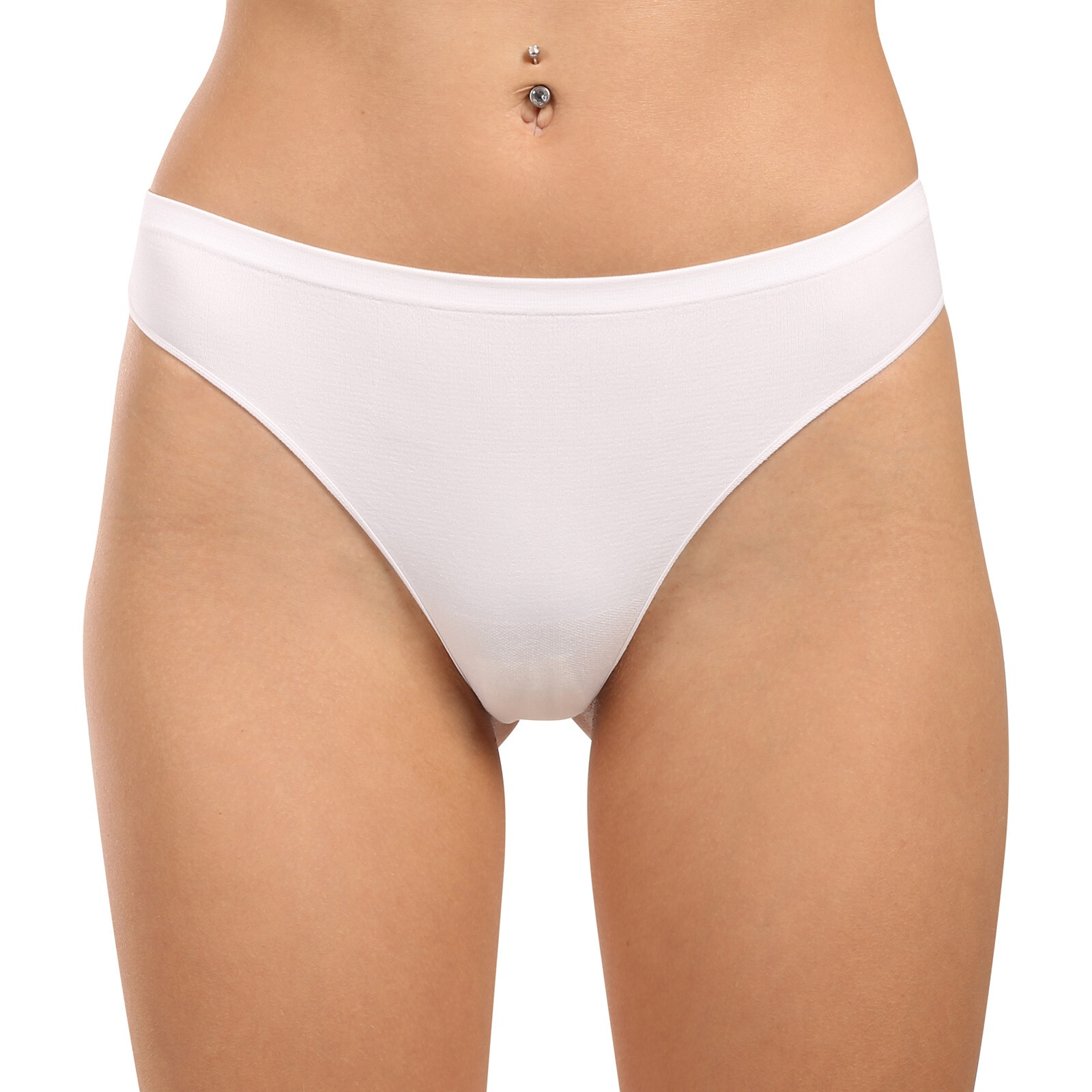 Poškozený obal - Dámská tanga Moravec bezešvá bílá (Light) S/M