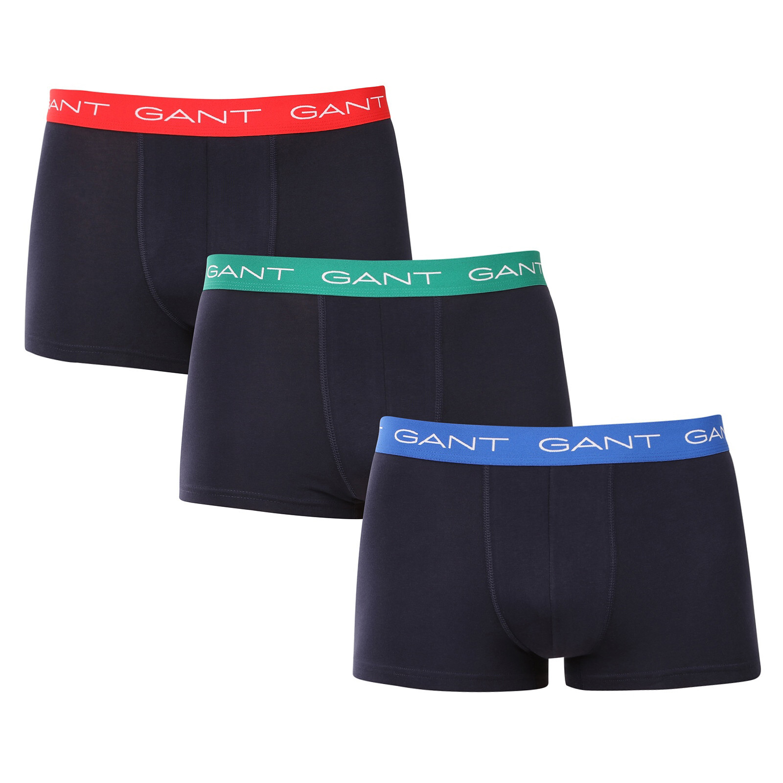 Poškozený obal - 3PACK pánské boxerky Gant tmavě modré (902513003-433) L, trenky / trenýrky