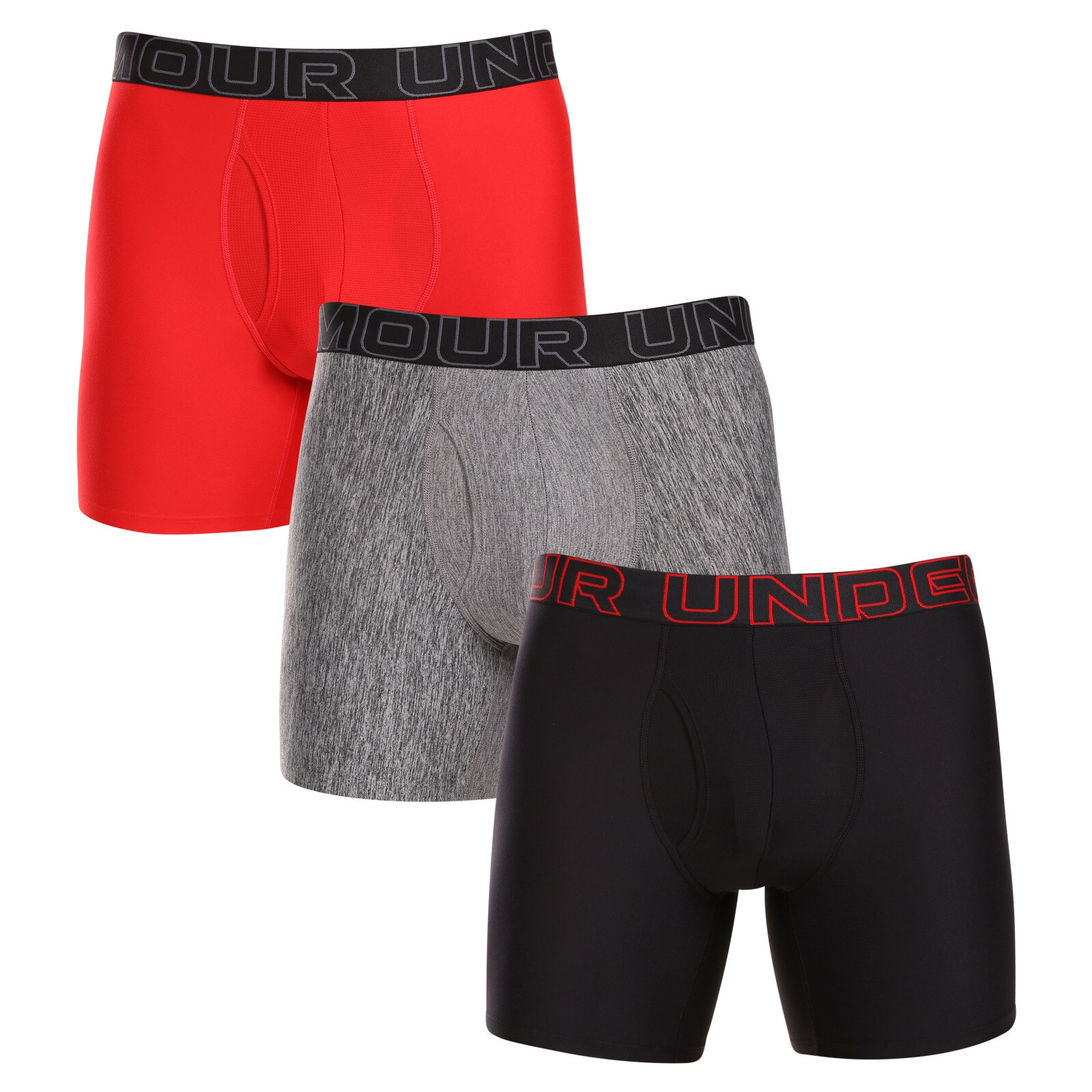 Poškozený obal - 3PACK pánské boxerky Under Armour vícebarevné (1383878 600) L, trenky / trenýrky