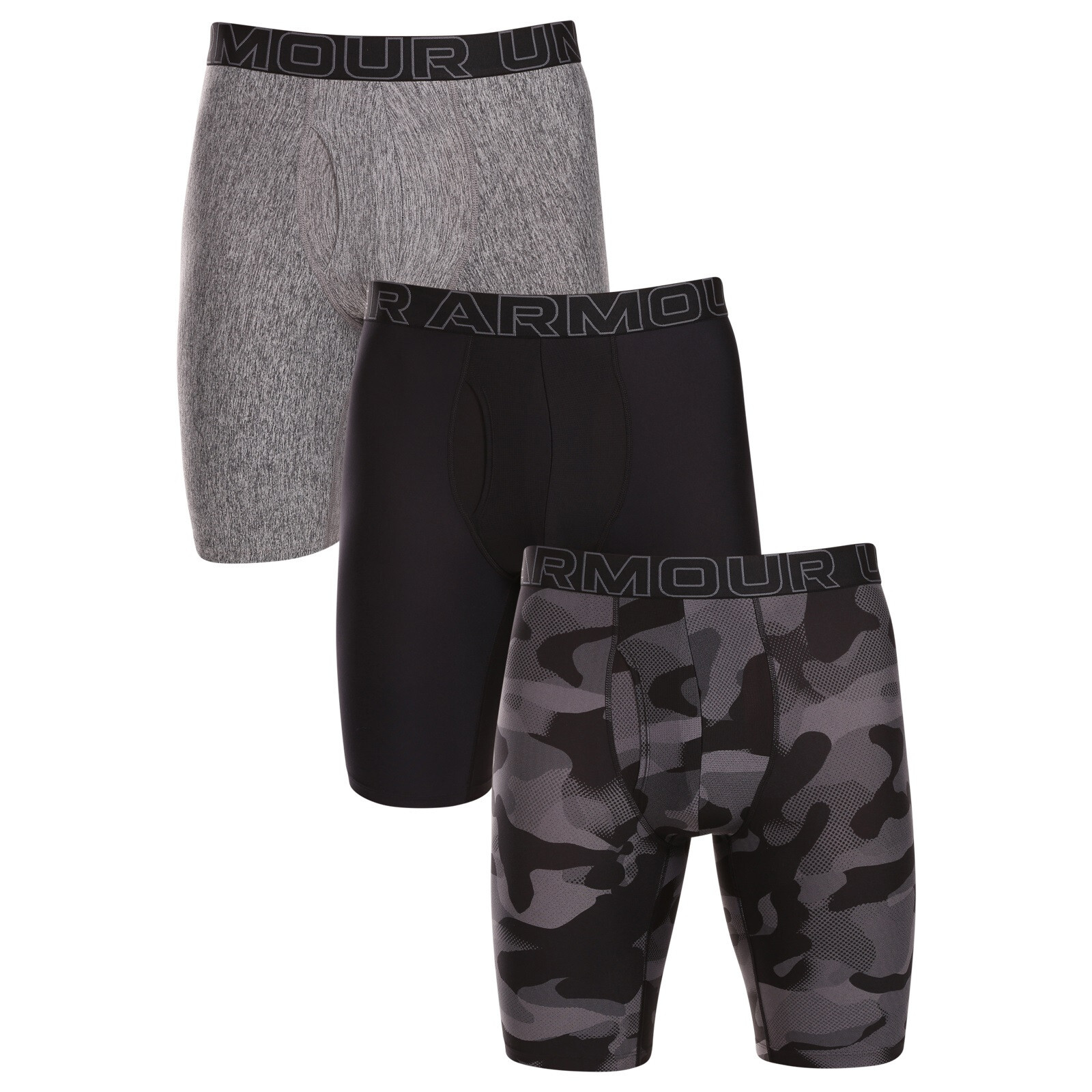 Poškozený obal - 3PACK pánské boxerky Under Armour vícebarevné (1383881 001) 5XL, trenky / trenýrky