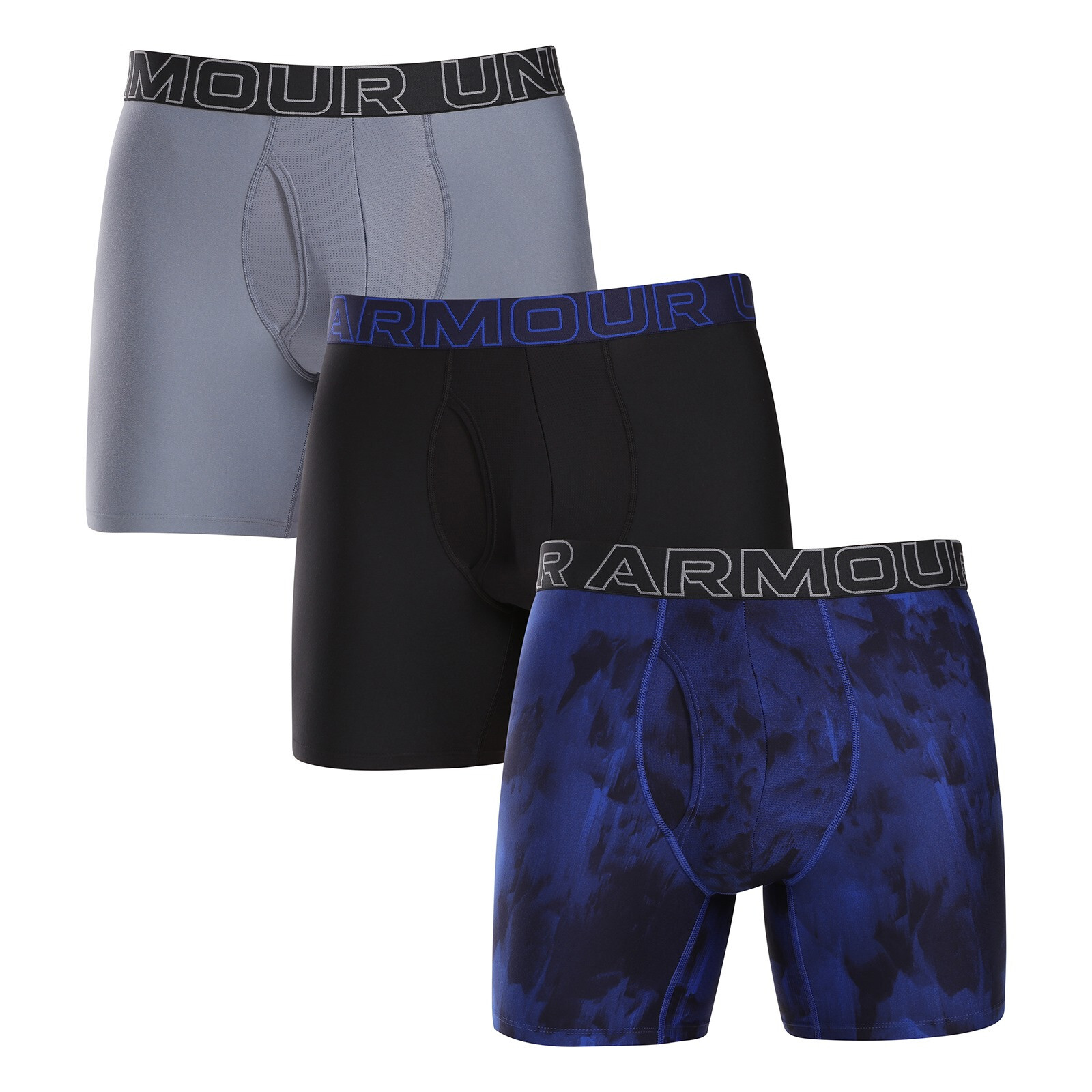 Poškozený obal - 3PACK pánské boxerky Under Armour vícebarevné (1383879 400) XXL, trenky / trenýrky