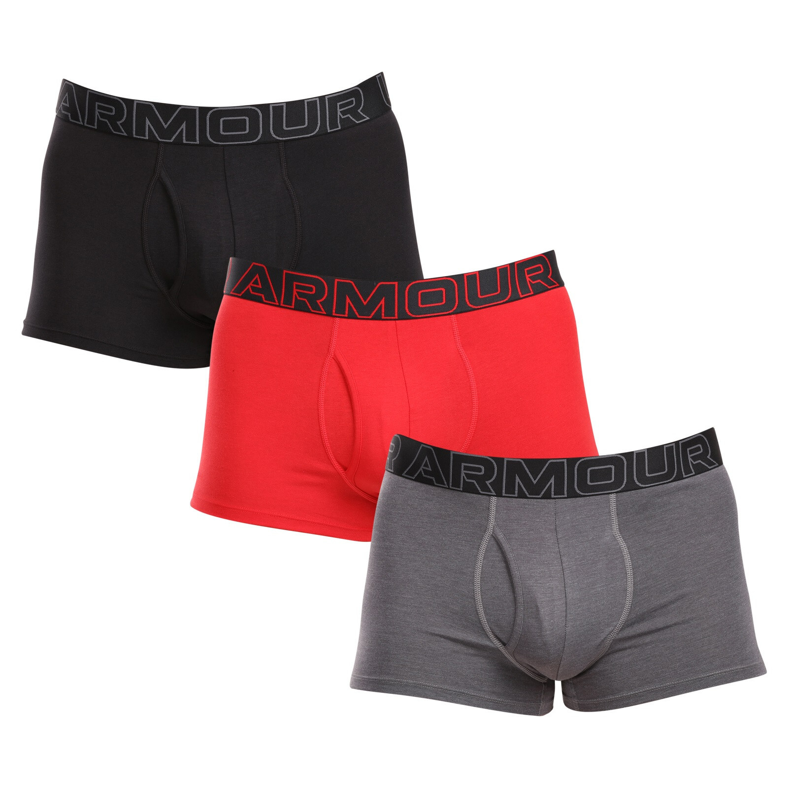 Poškozený obal - 3PACK pánské boxerky Under Armour vícebarevné (1383891 025) L, trenky / trenýrky