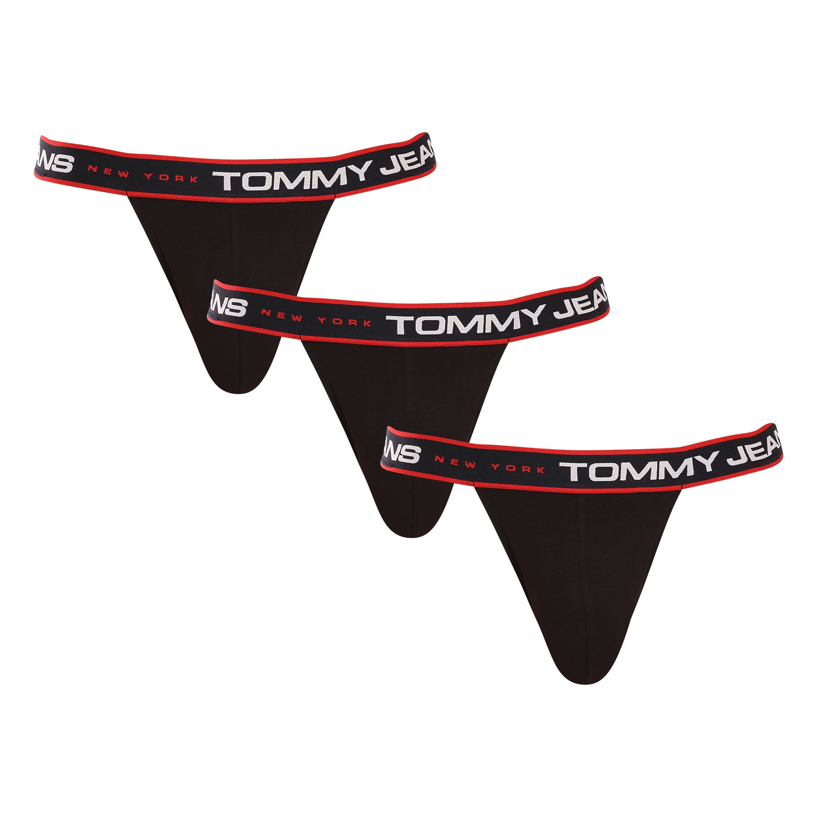 Poškozený obal - 3PACK pánské jocksy Tommy Hilfiger černé (UM0UM02969 0R7) XL