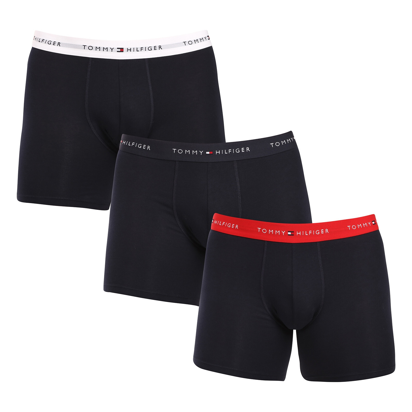 Poškozený obal - 3PACK pánské boxerky Tommy Hilfiger tmavě modré (UM0UM02765 0W3) M, trenky / trenýrky