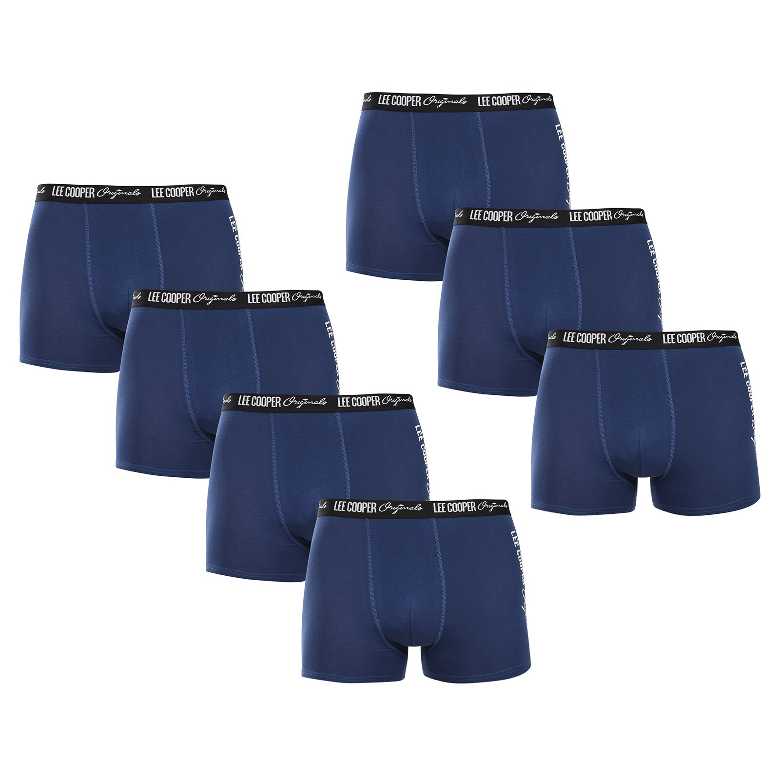 Poškozený obal - 7PACK pánské boxerky Lee Cooper modré (PO41014-1) 3XL, trenky / trenýrky