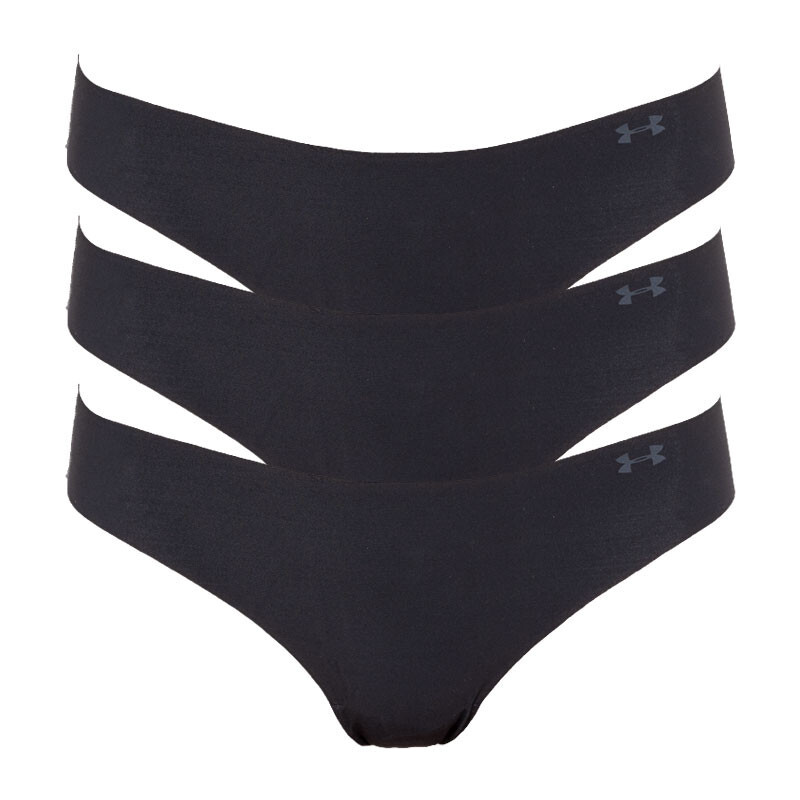 Poškozený obal - 3PACK dámská tanga Under Armour černá (1325615 001) S