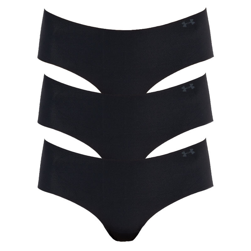 Poškozený obal - 3PACK dámské kalhotky Under Armour černé (1325616 001) L