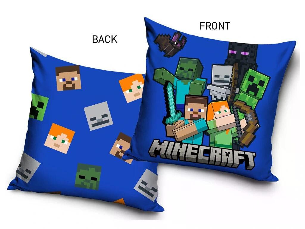 Carbotex Povlak na polštářek 40x40 cm - Minecraft 