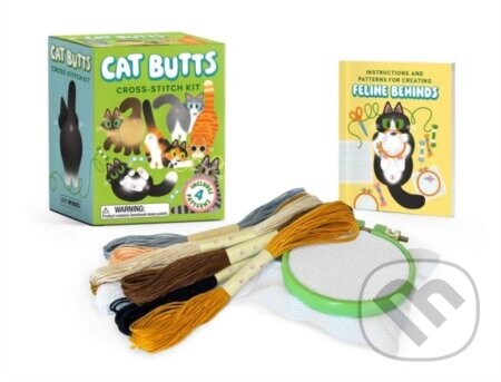 Cat Butts Cross-Stitch Kit - Dennis Caetano, Sosae Caetano