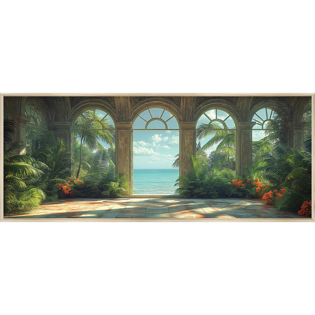 Euroart OBRAZ NA KOVU, architektura, 60/120/4 cm