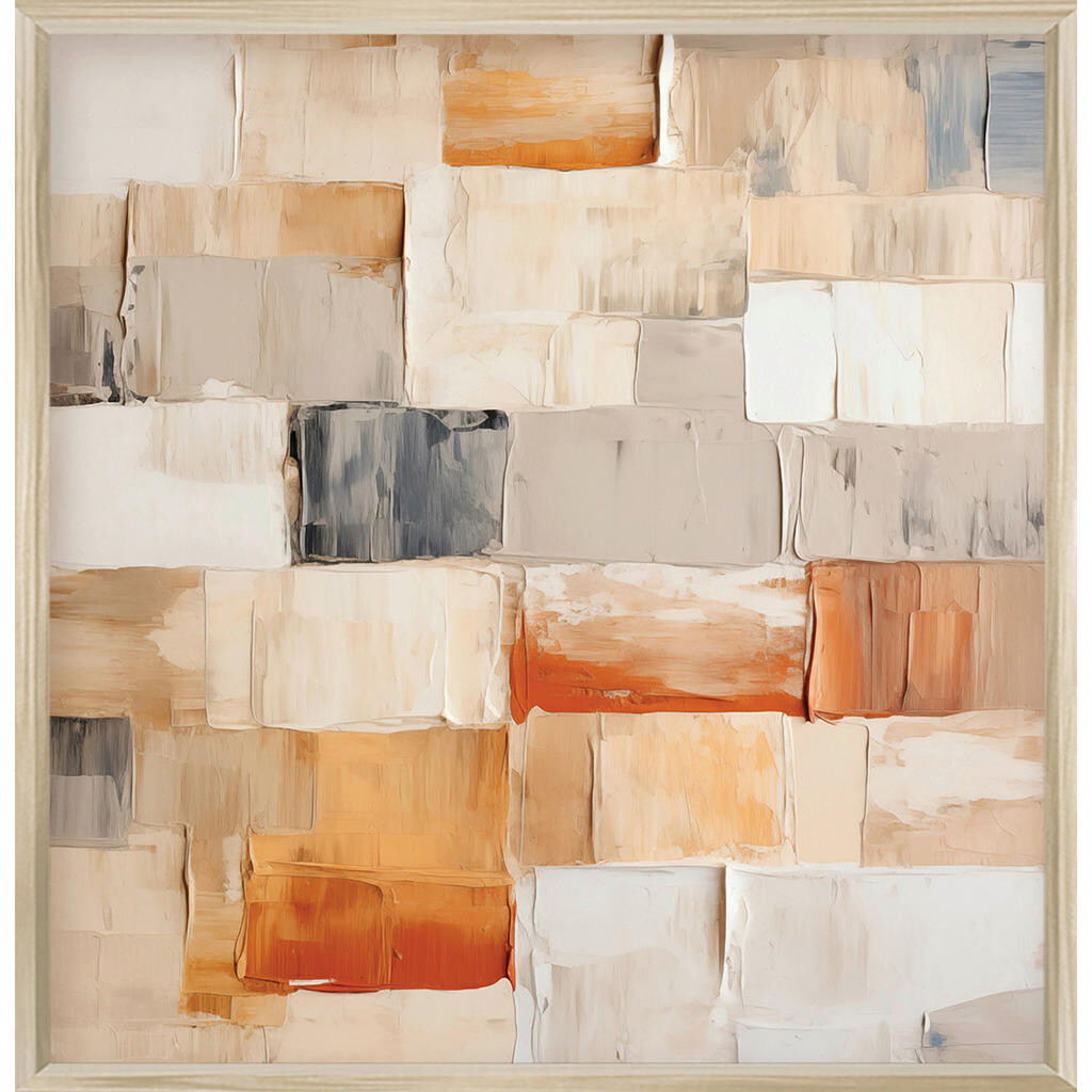 Euroart OBRAZ NA KOVU, abstraktní, 30/30/2 cm