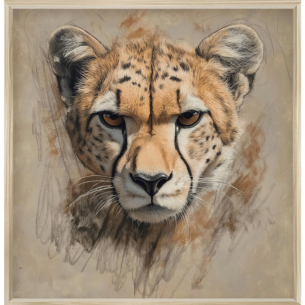 Euroart OBRAZ NA KOVU, zvířata, 30/30/2 cm