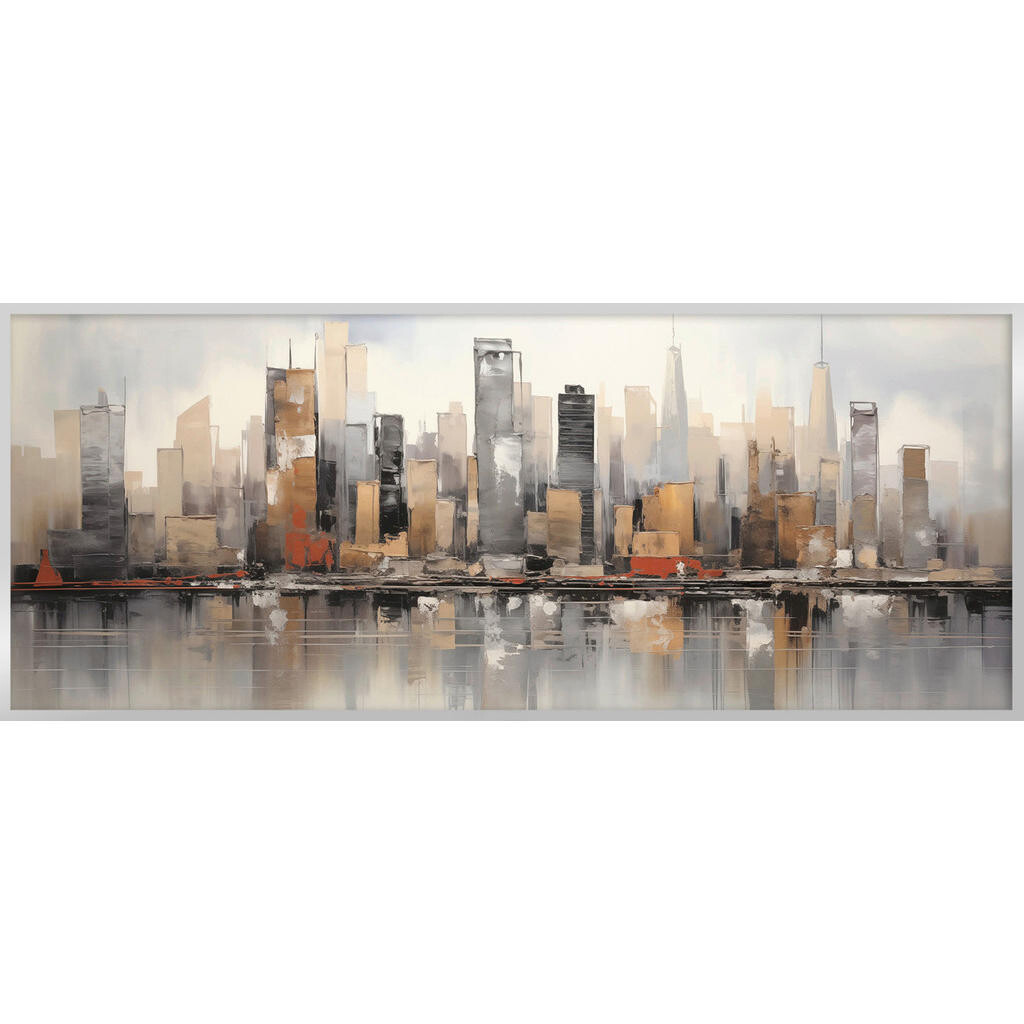 Euroart OBRAZ NA KOVU, města, 60/120/4 cm
