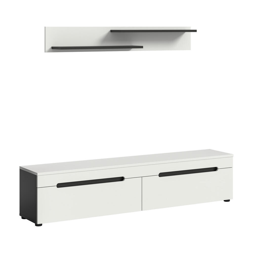 Livetastic NÍZKÁ KOMODA, světle šedá, tmavě šedá, 170/38/33 cm