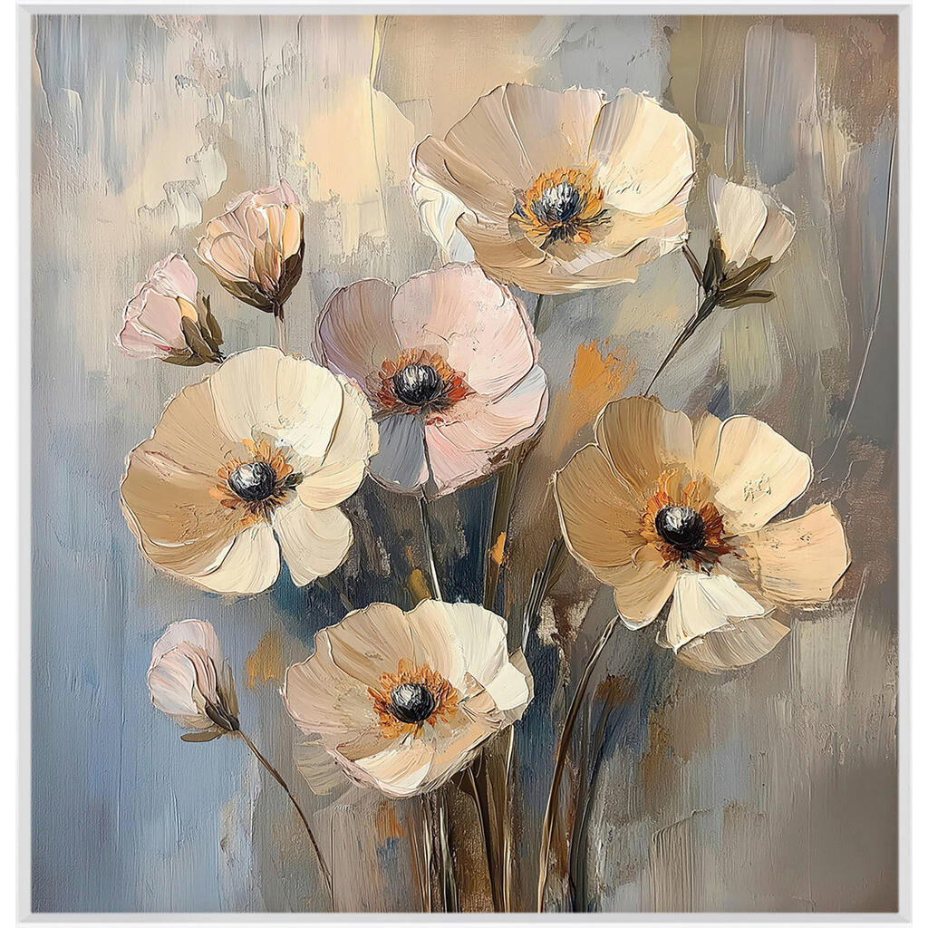 Euroart OBRAZ NA KOVU, květiny, 30/30/2 cm