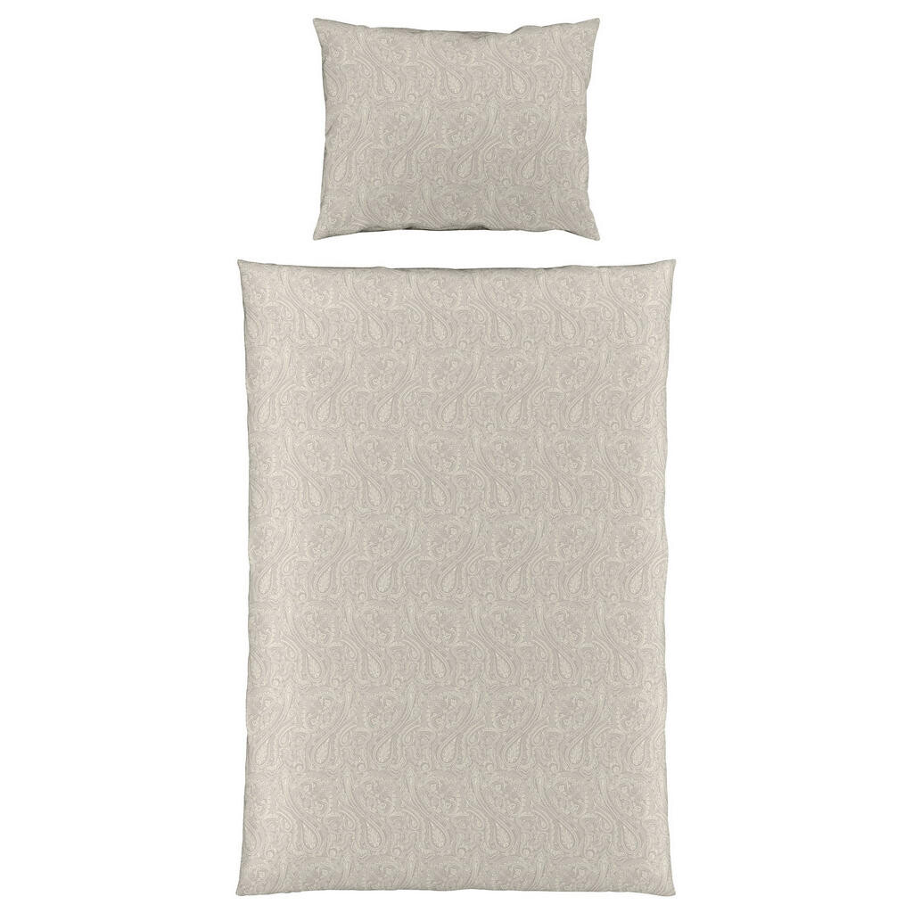 Fleuresse POVLEČENÍ, damašek, světle šedá, 140/200 cm