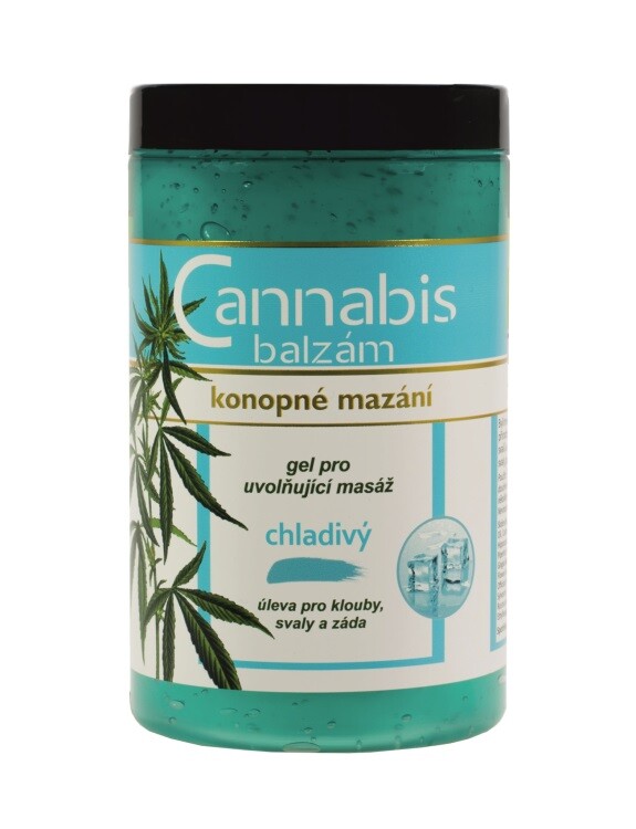 Vivaco Masážní gel chladivý Cannacare 400 ml