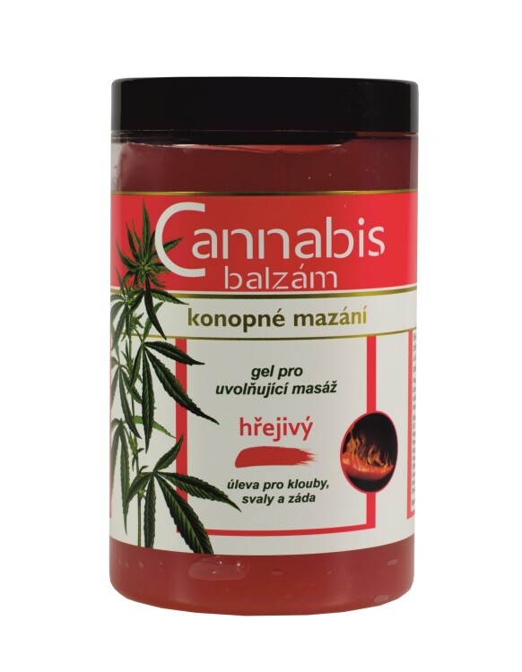 Vivaco Masážní gel hřejivý Cannacare 400 ml