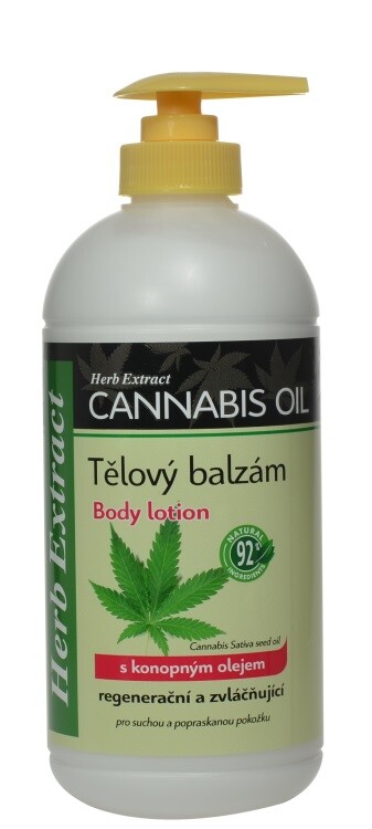 Vivaco Herb extrakt Tělový balzám CannaCare HERB EXTRACT 500 ml