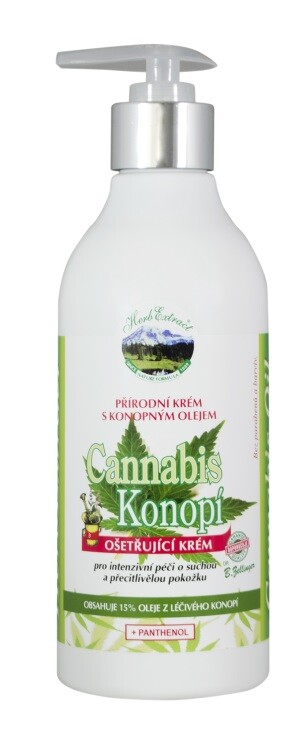 Vivaco Ošetřující krém CannaCare HERB EXTRACT 400 ml