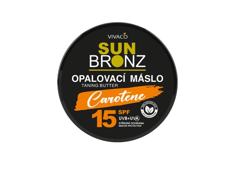Vivaco Opalovací máslo SPF 15 Carotene SUNBRONZ 150 ml