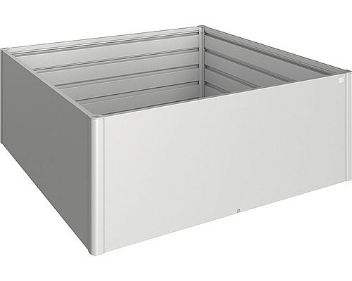 Biohort Zvýšený truhlík na zeleninu BIOHORT 201,6 x 201,6 x 77 cm (stříbrná metalíza)